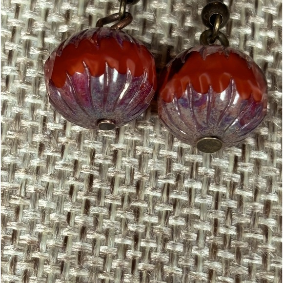 Autumn/Fall Pumpkin Earrings - NWT - Picture 5 of 9